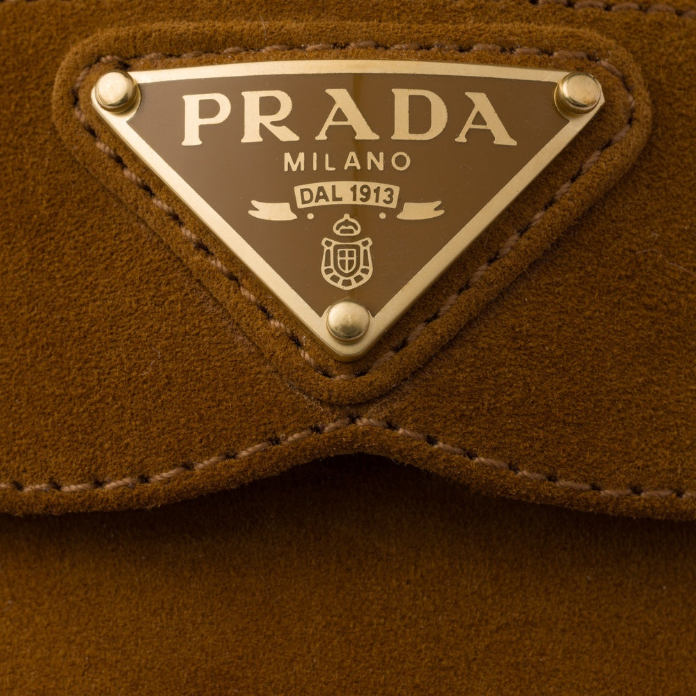 Suede and shearling slippers