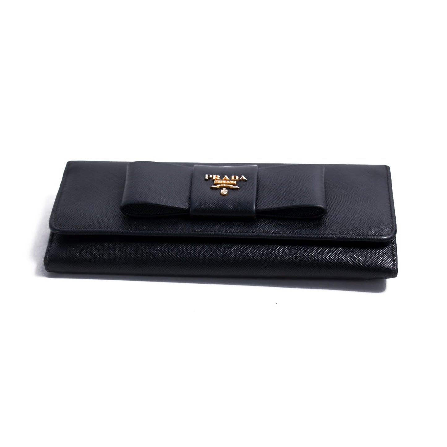 Prada Saffiano Bow Wallet