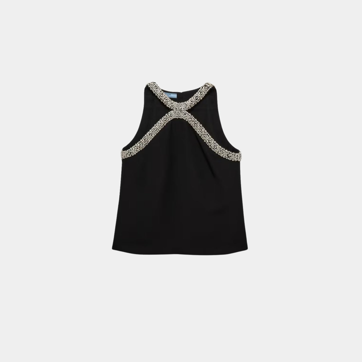 Embroidered Cady Top Embroidered Design