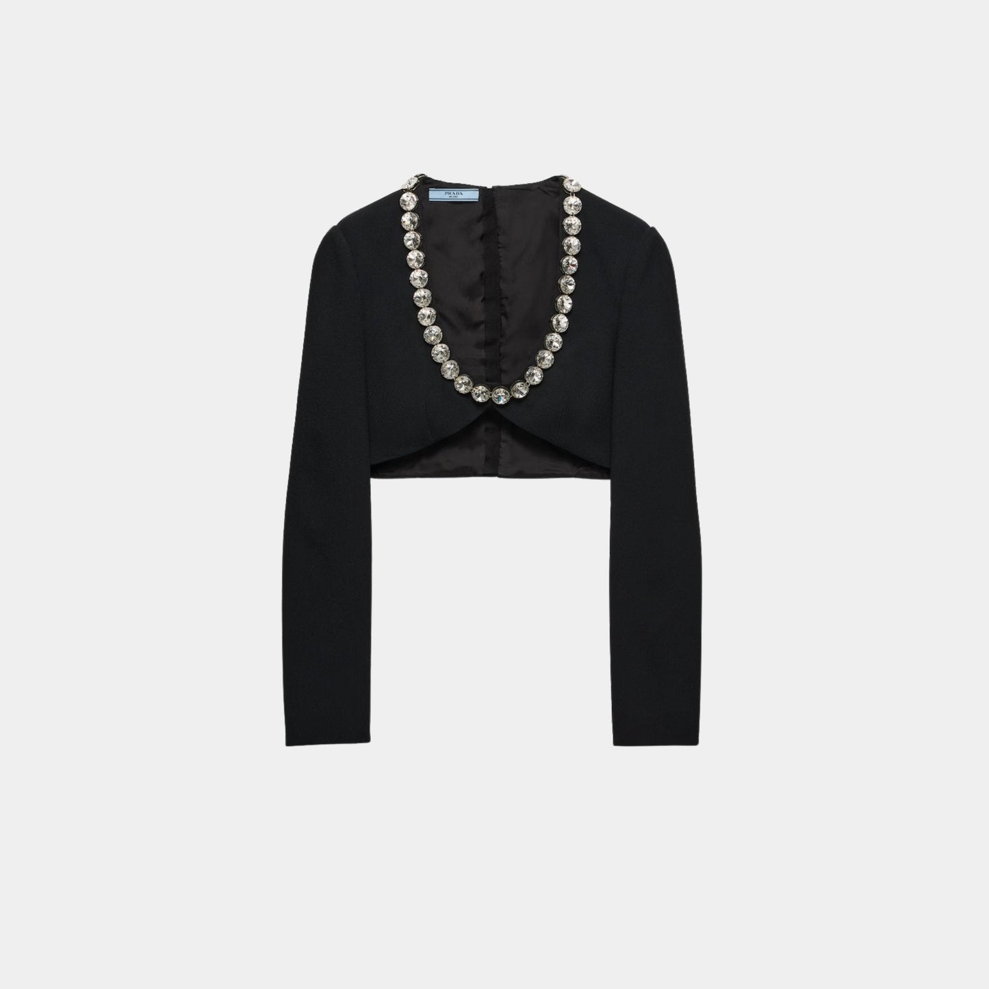 Embroidered Sablè Compact Top