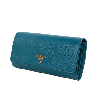 Prada Saffiano Continental Flap Wallet