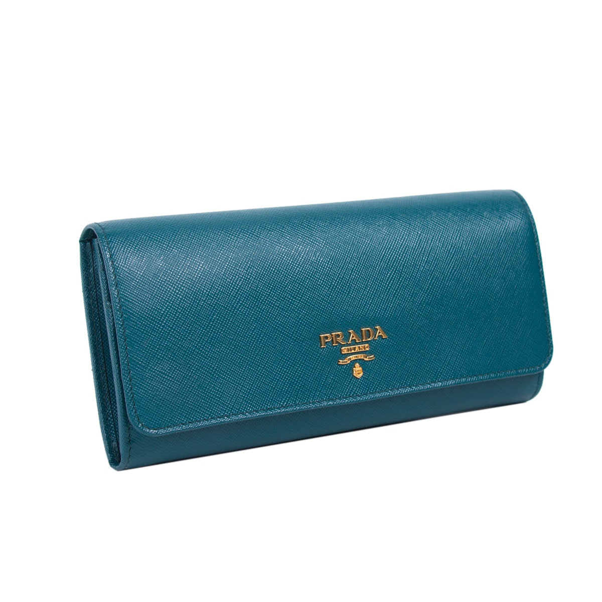 Prada Saffiano Continental Flap Wallet