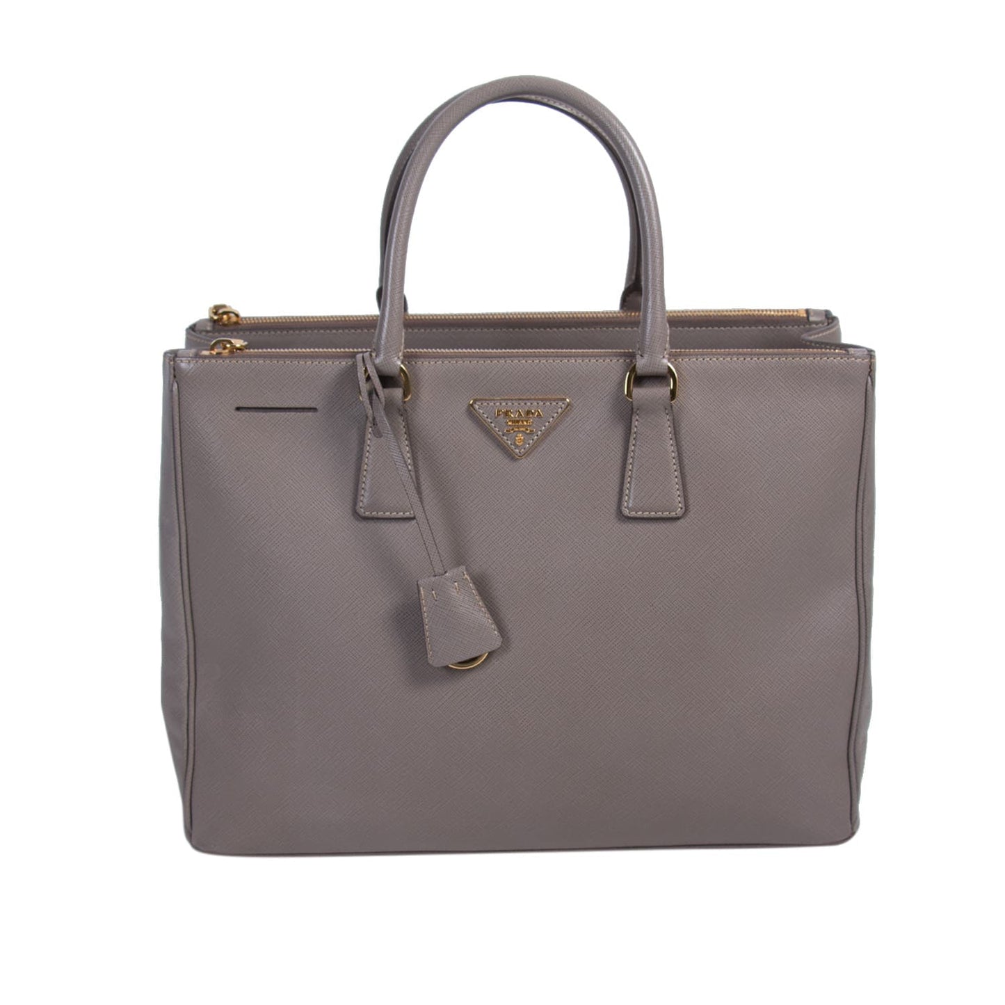 Prada Galleria Saffiano Lux Double-Zip Tote Bag