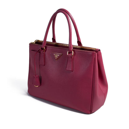 Prada Galleria Saffiano Double Zip Tote