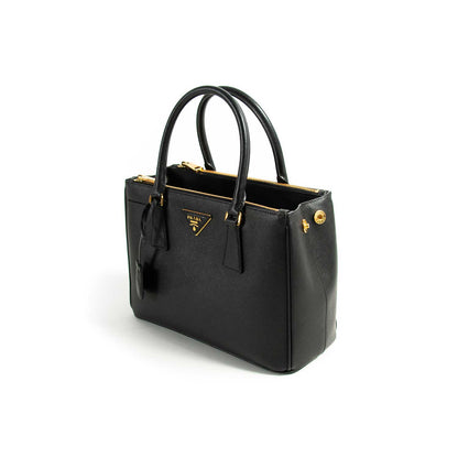 Prada Small Galleria Saffiano Double Zip Tote Bag