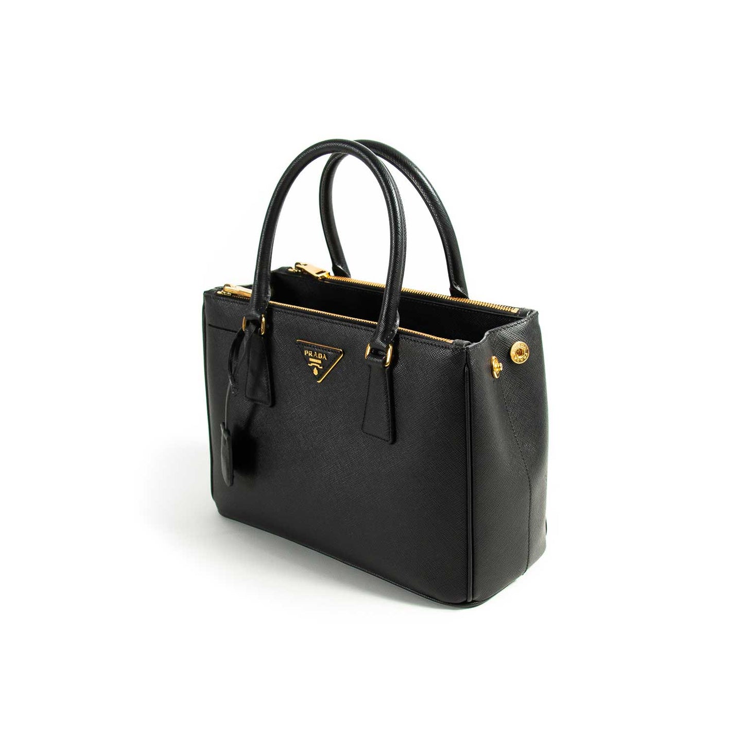 Prada Small Galleria Saffiano Double Zip Tote