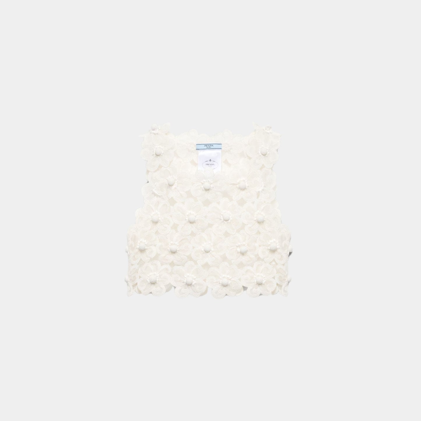 Guipure Top with Daisy Embroidery