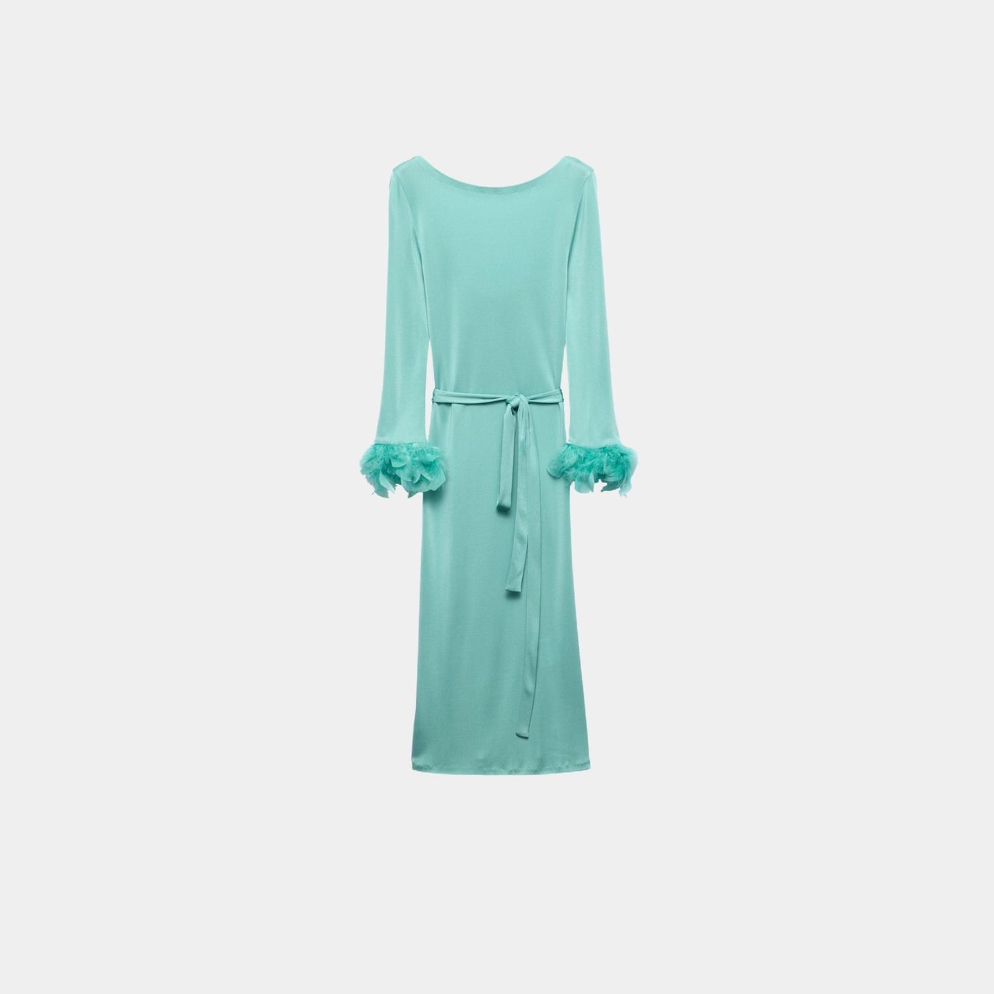 Jade Green Organzine Dress