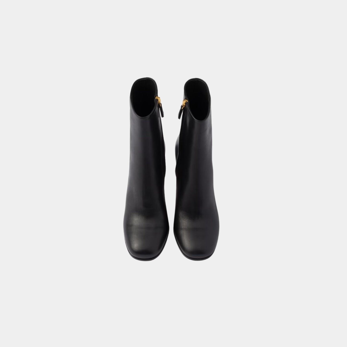Leather High Heeled Booties