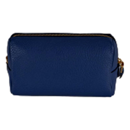 Prada Contenitore Baltico Navy Blue Vitello Daino Vanity Case