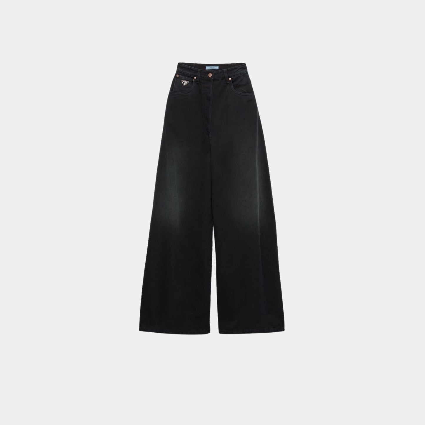 Palazzo Black Denim Jeans