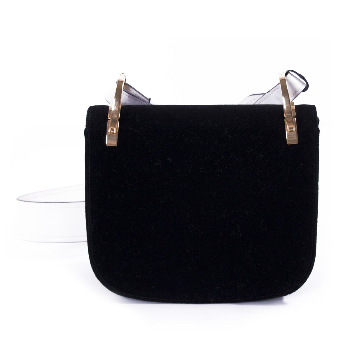 Prada Pionnière Velvet Saddle Bag
