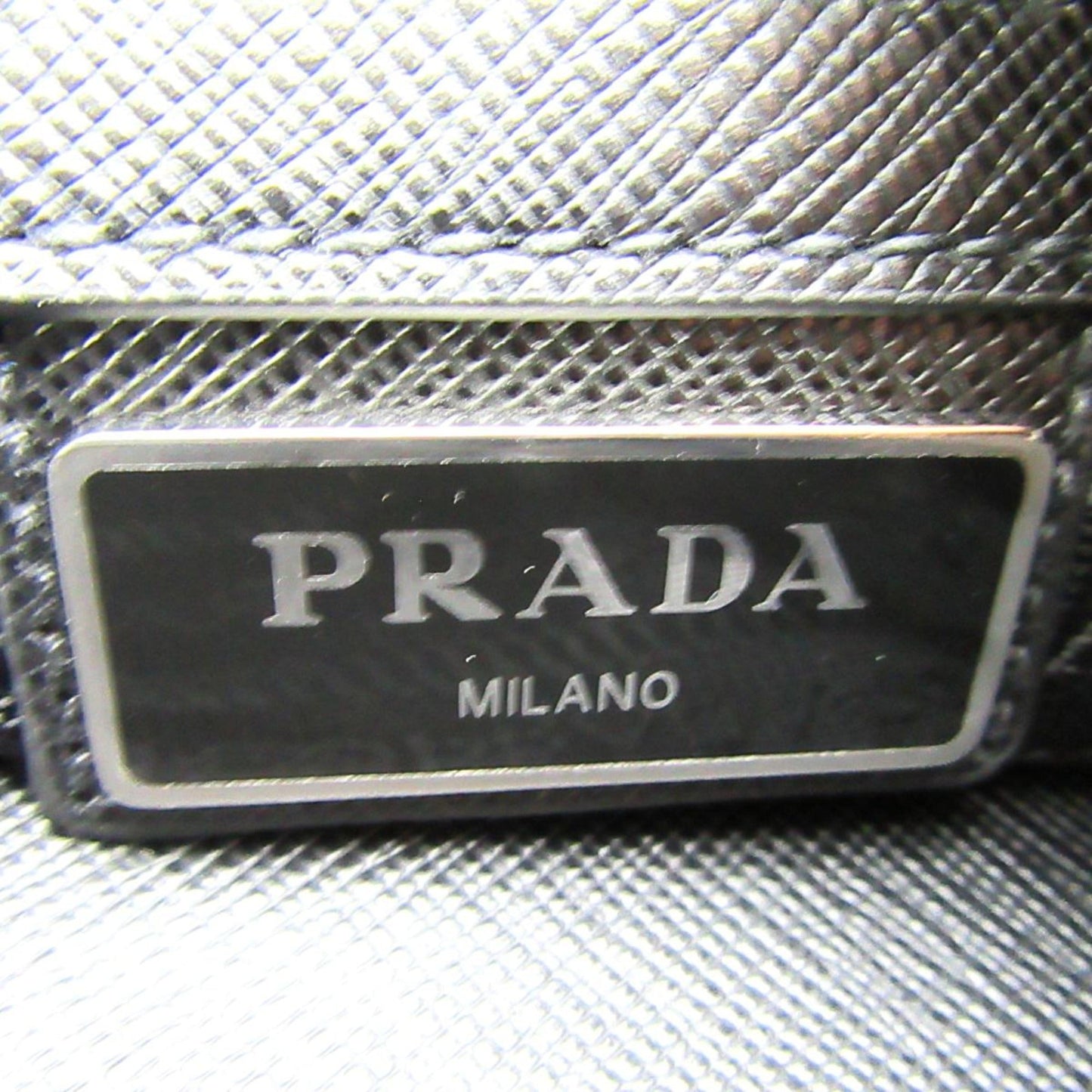 Prada Re-Nylon Black Nylon and Saffiano Large Crossbody Tote Bag