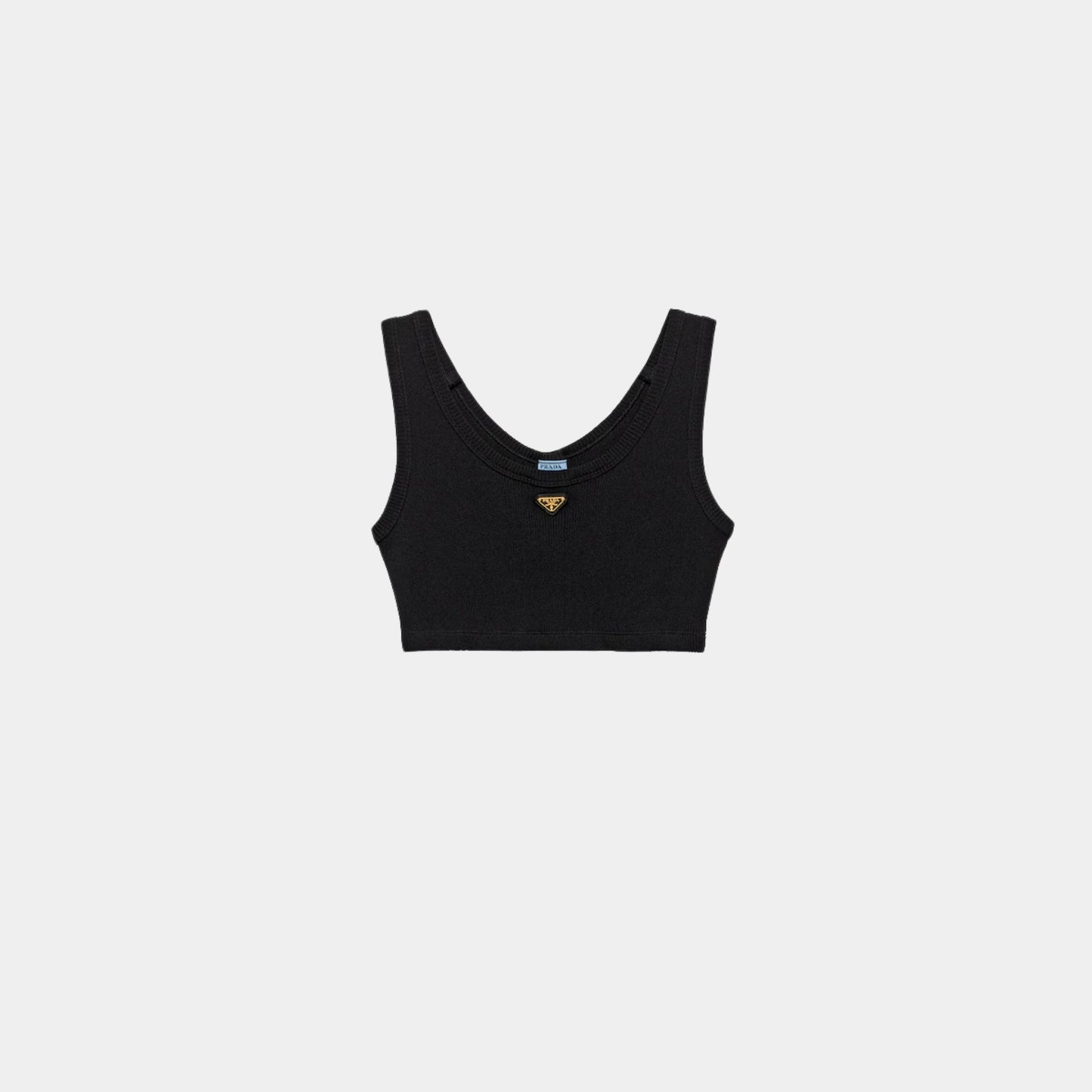 Ribbed Jersey Tank Top