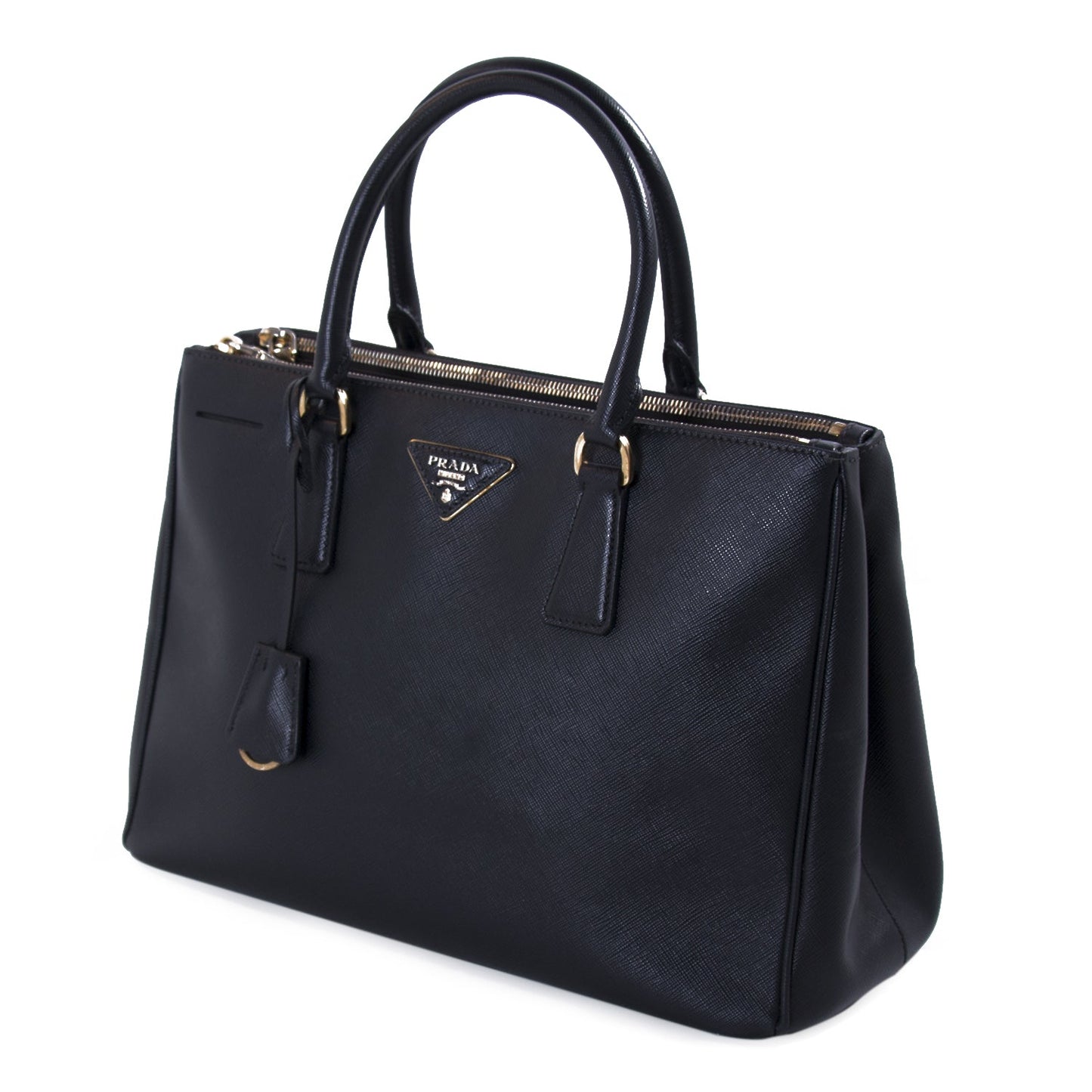 Prada Saffiano Lux Medium Double Zip Tote