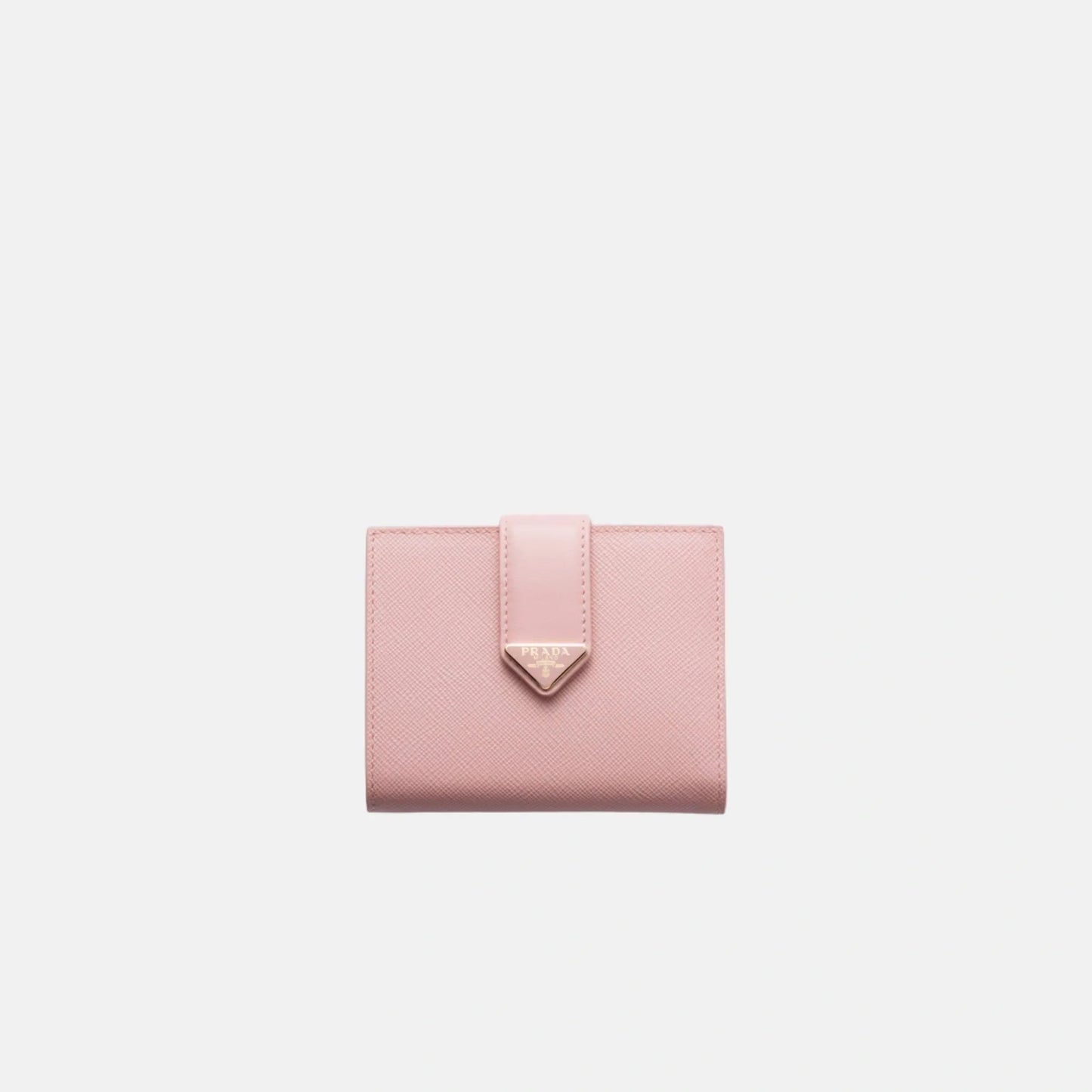 Small Saffiano and Smooth Leather Wallet