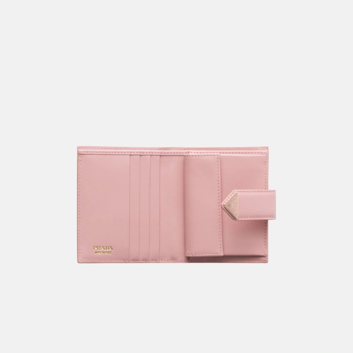 Small Saffiano and Smooth Leather Wallet