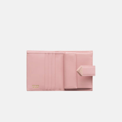 Small Saffiano and Smooth Leather Wallet