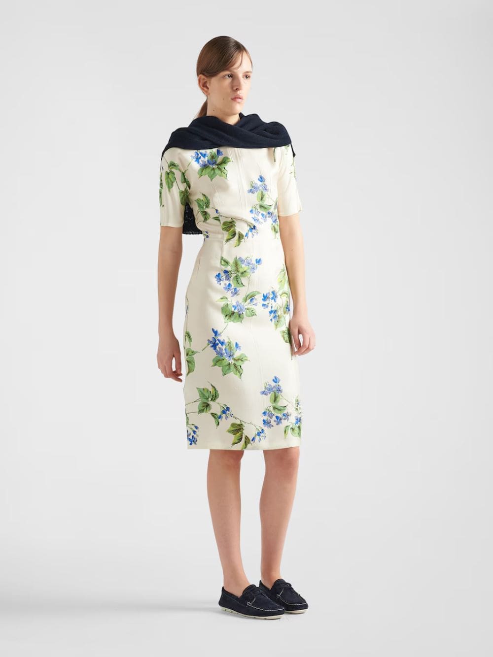 Re-Edition 2003 Violet Print Silk Dress