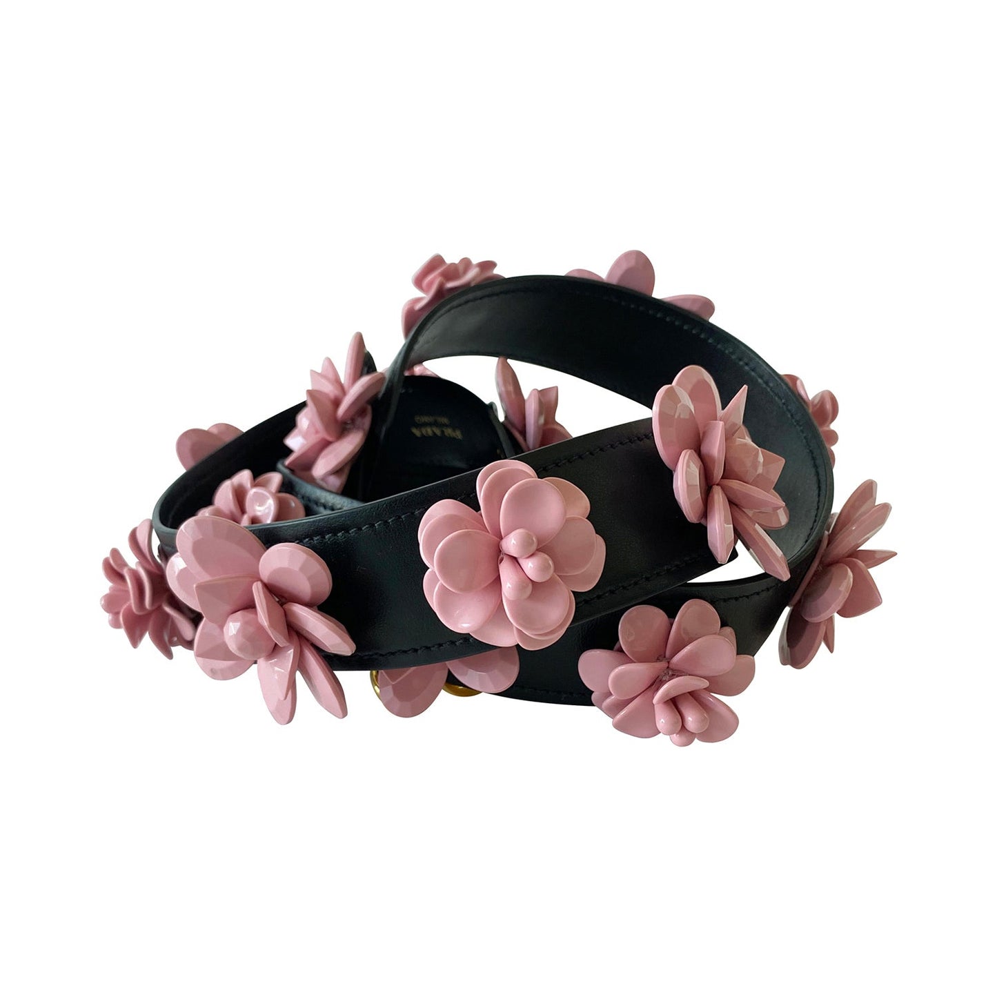 Prada Embellished Flower Strap