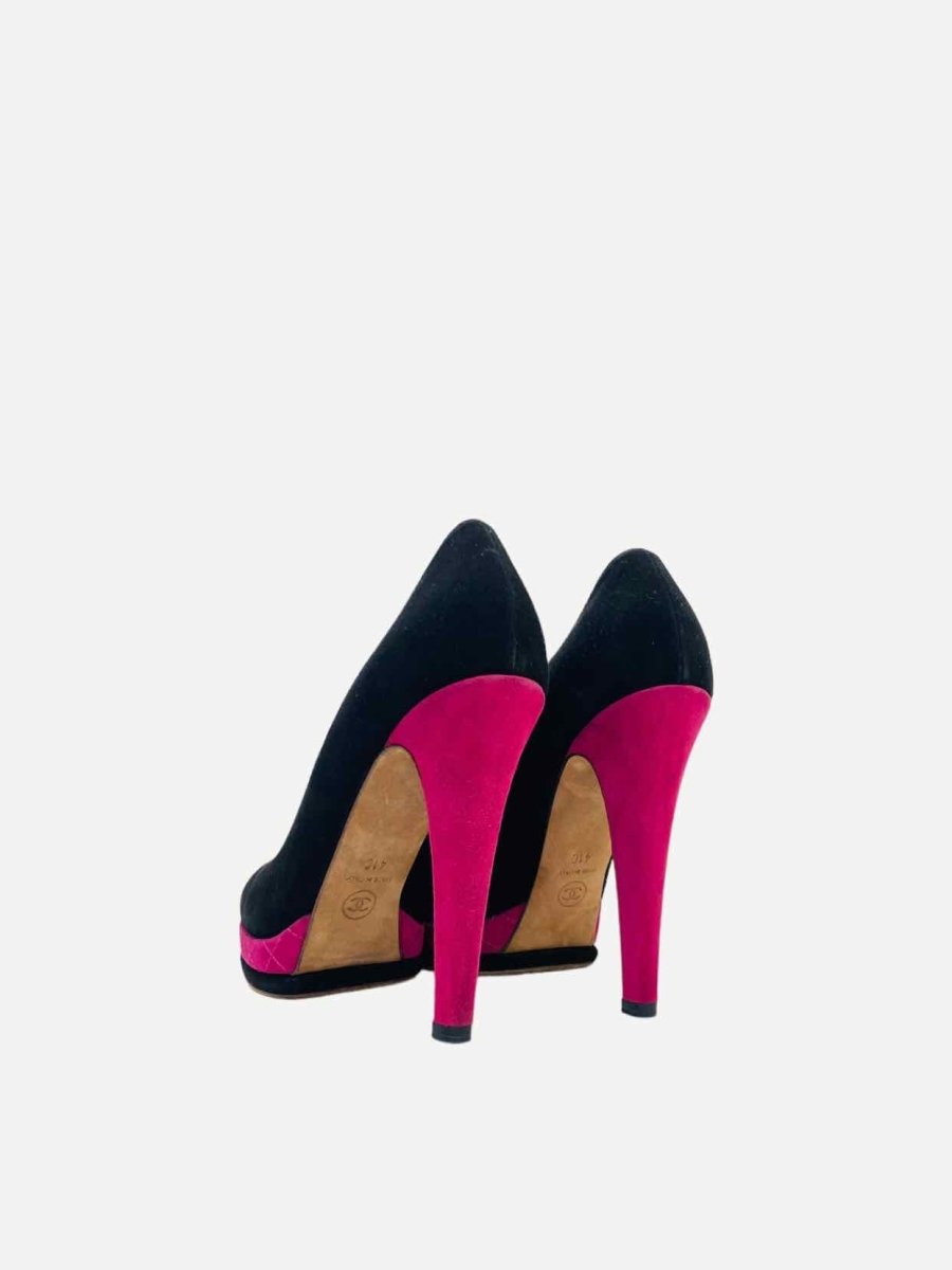 CHANEL Black w/ Pink Size EU 41 Pumps