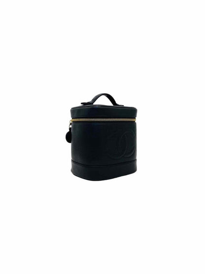 CHANEL CC Logo Black Vanity Case