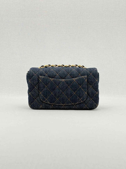 CHANEL Classic Flap Denim Quilted Shoulder Bag