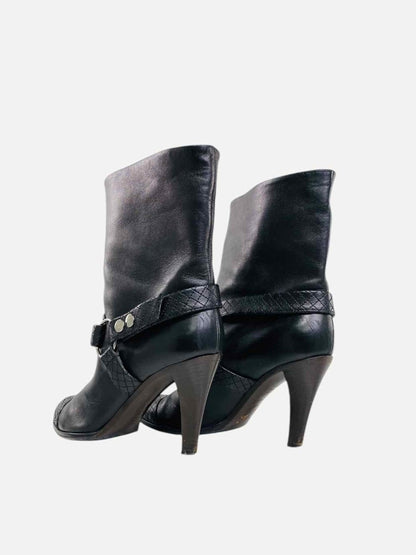 CHANEL Coco Mark Black Size EU 40.5 Ankle Boots