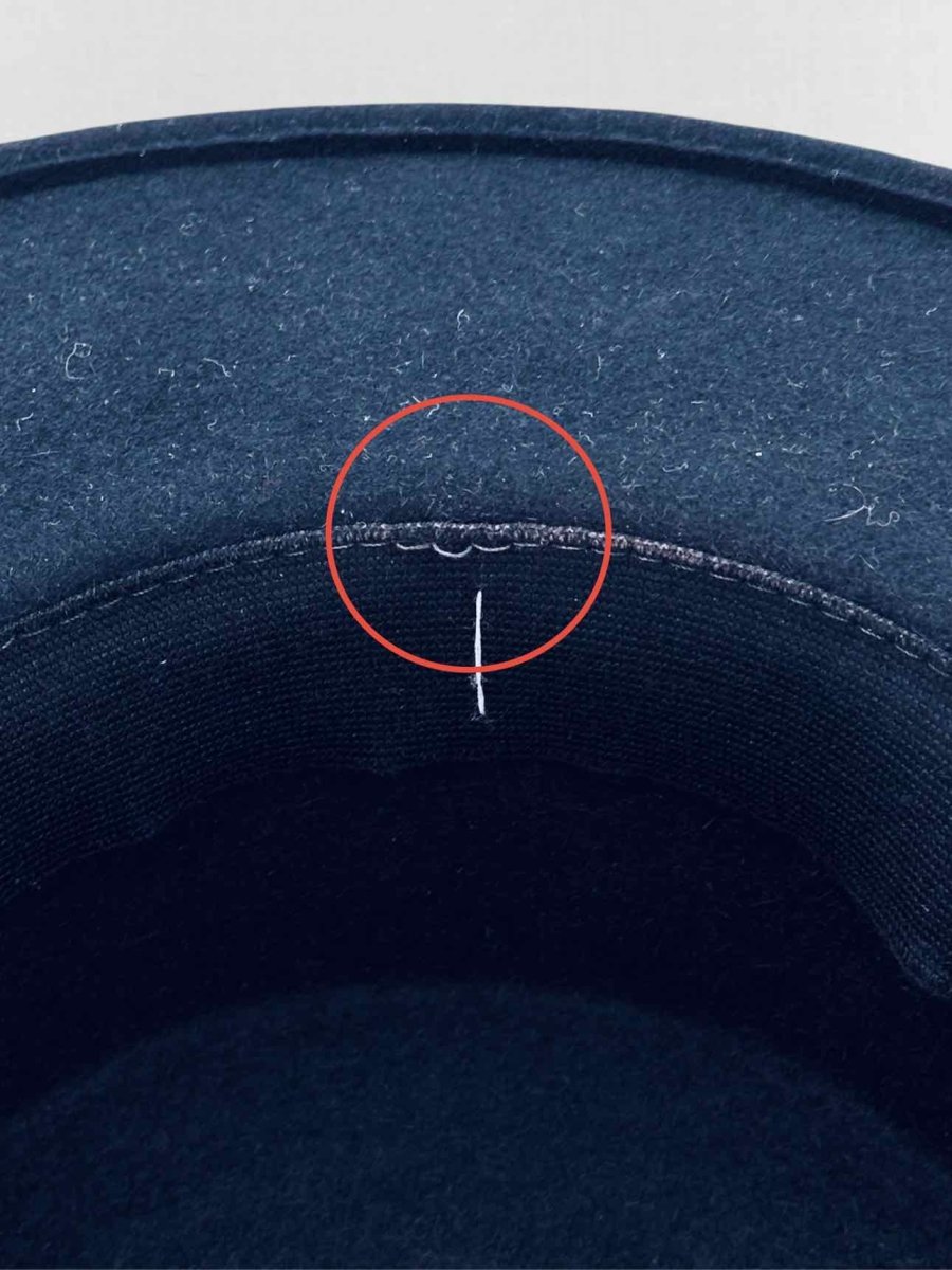 CHANEL Navy Blue CC Hat