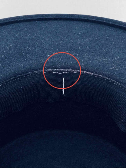 CHANEL Navy Blue CC Hat