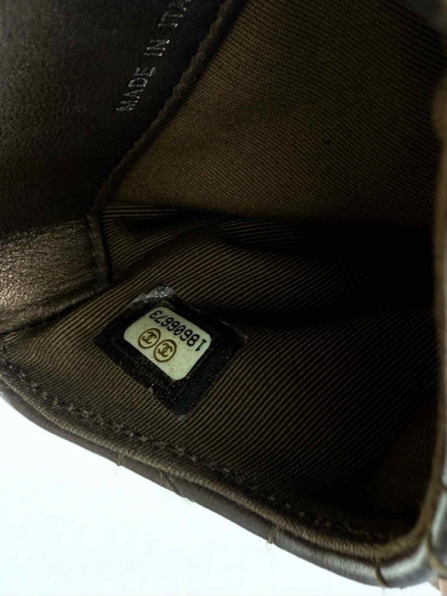 CHANEL Matelasse Bronze Compact Wallet