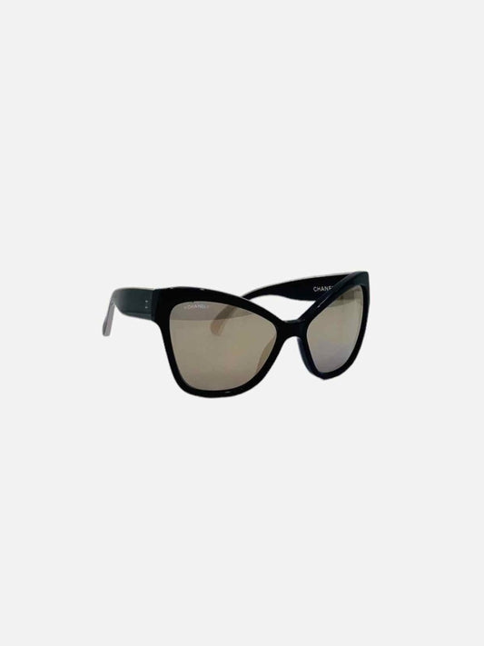 CHANEL Oversized Black Sunglasses