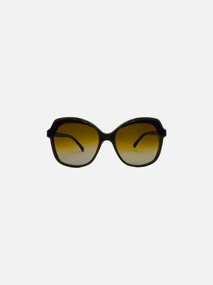 CHANEL Brown & Black Sunglasses