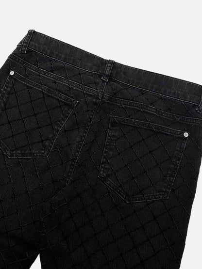 CHANEL Skinny Black Quilted Size US 2 Jeans