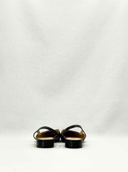 CHANEL Slingback Black Size EU 35.5 Ballet Flats