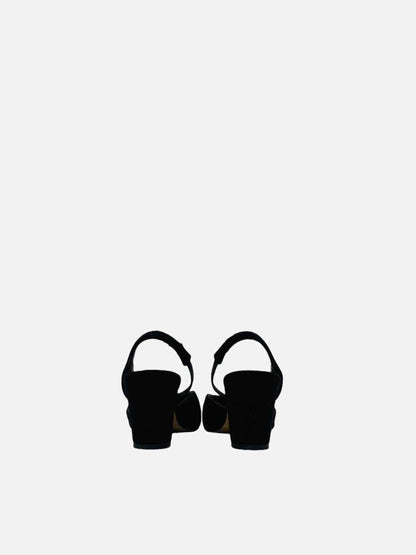 CHANEL Slingback Black Cap Toe Size EU 37 Pumps