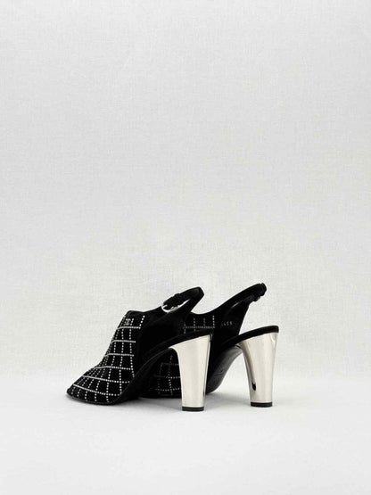 CHANEL Slingback Black Size EU 38 Pumps