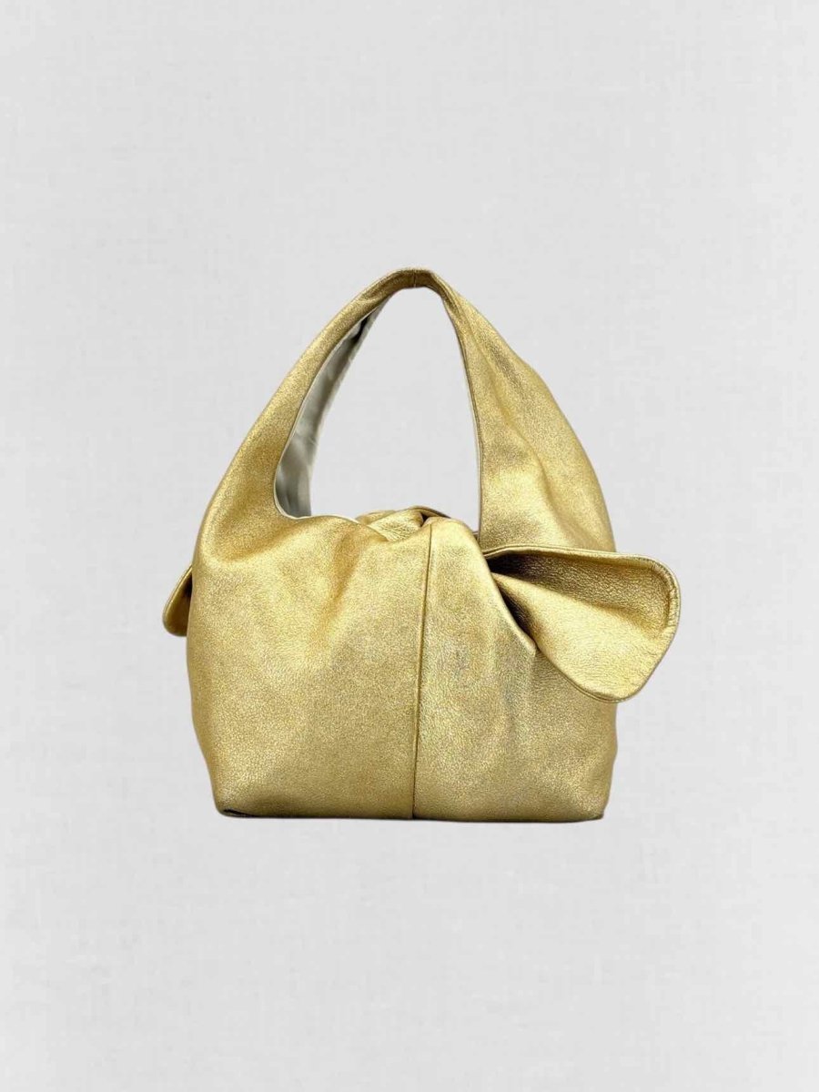 CHANEL Slouchy Metallic Gold Top Handle