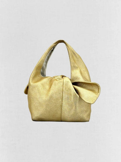 CHANEL Slouchy Metallic Gold Top Handle