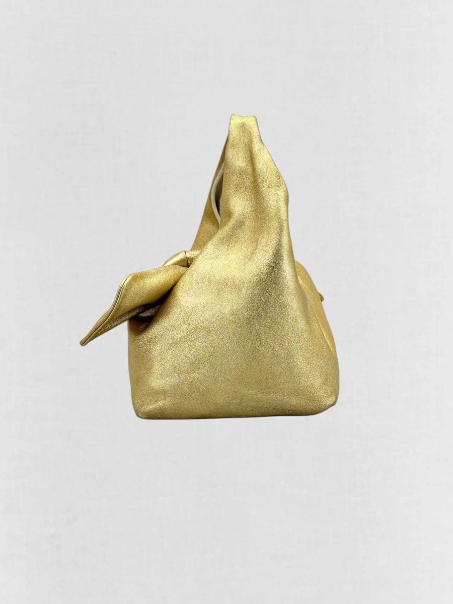 CHANEL Slouchy Metallic Gold Top Handle