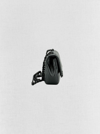 CHANEL Square Flap Black Quilted Crossbody