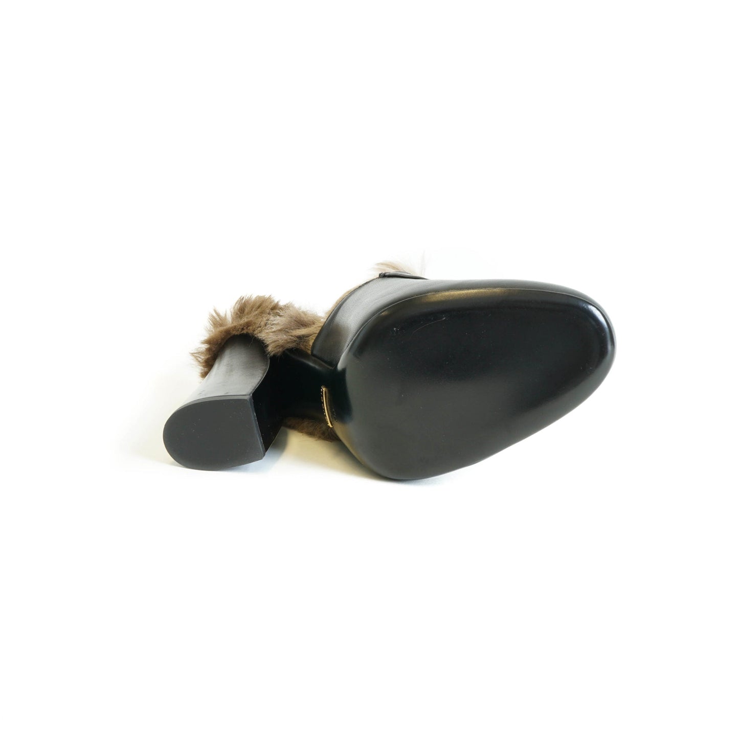 Gucci Princetown Mule Pump with Kangaroo Fur