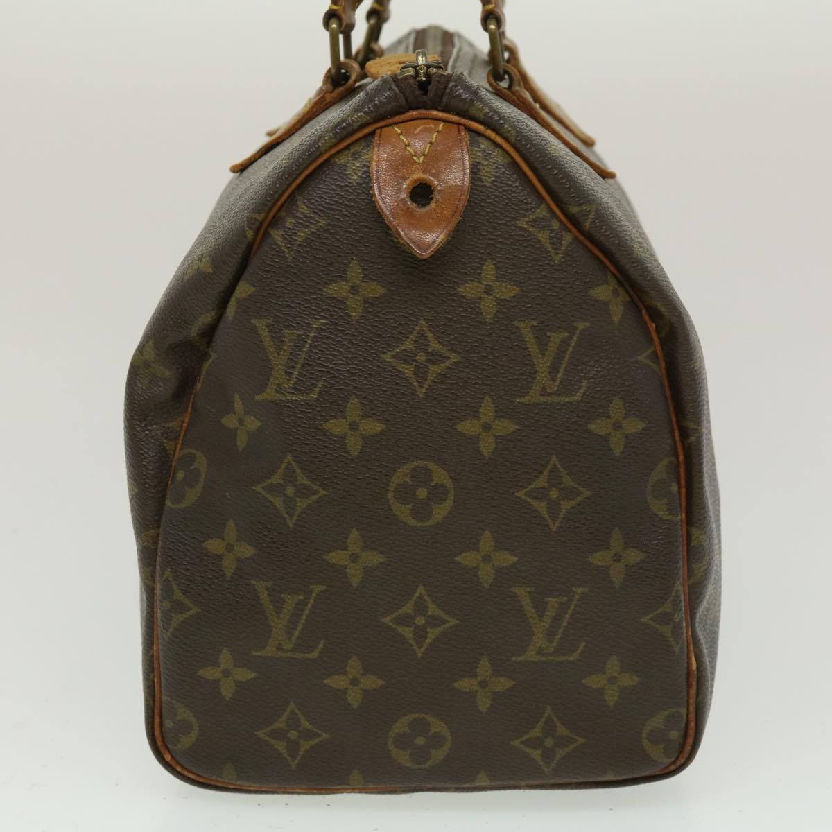 LOUIS VUITTON Monogram Speedy 30 Hand Bag M92642 LV pt2092
