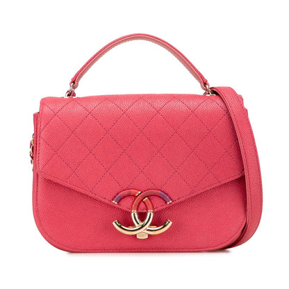 Chanel Matelassé Caviar 2way Bag