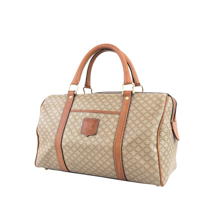 CELINE  Handbag Boston bag Beige Vintage ud4tv5