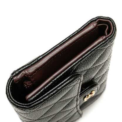 Chanel Matelassé Caviar Skin Wallet