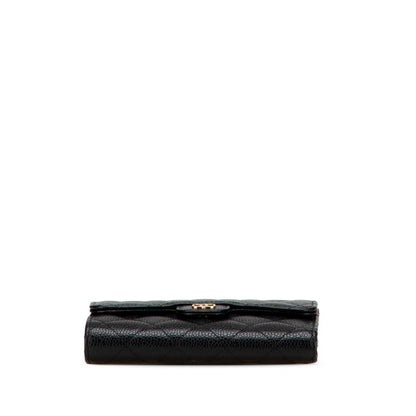 Chanel Matelassé Caviar Skin Wallet