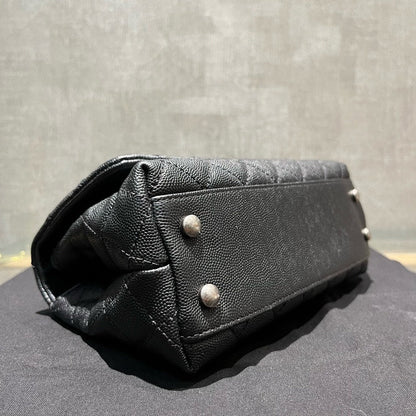 Chanel Coco Handle Black Quilted Leather Bag xxcm