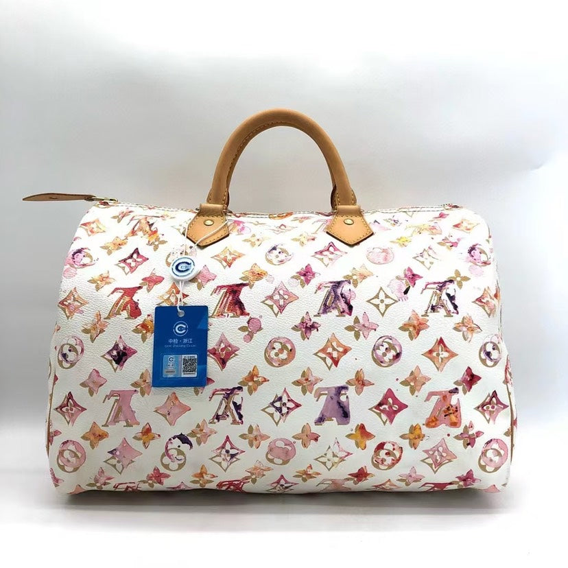 Louis Vuitton Speedy 35 Multicolore Canvas Handbag