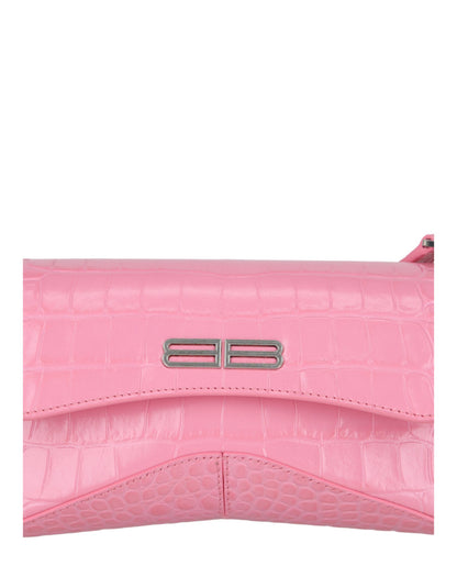 Balenciaga Embossed Croc Shoulder Bag Womens 6956452-108Y-5812